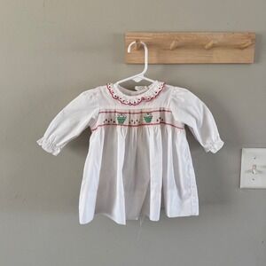 Vintage smoked dress - 6/9M